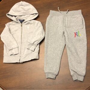 Polo Ralph Lauren hoodie/ jogger set. Size 3 T
